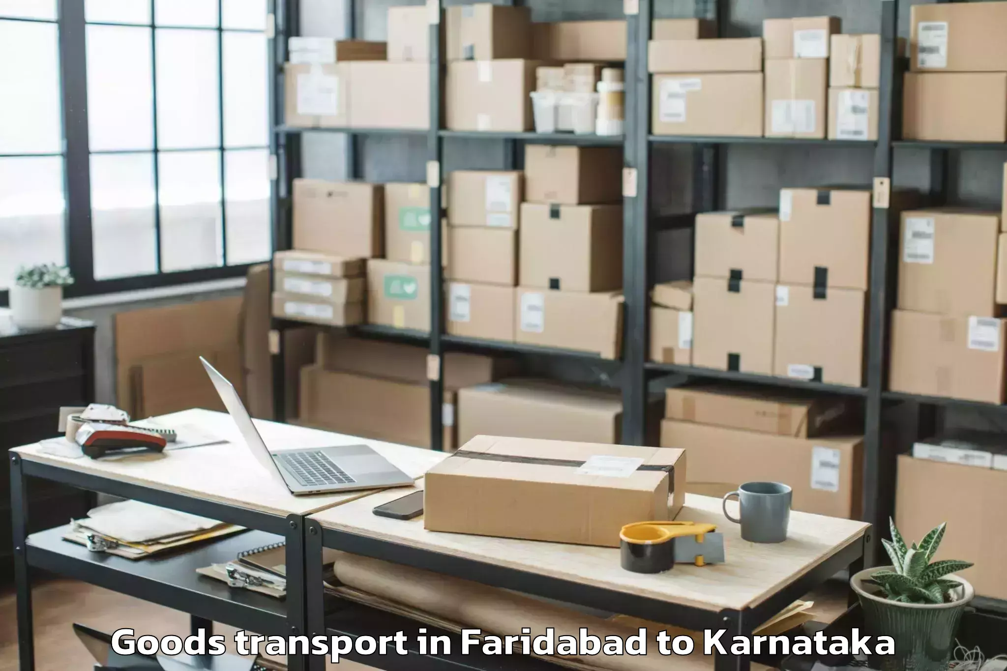 Quality Faridabad to Shikaripur Goods Transport